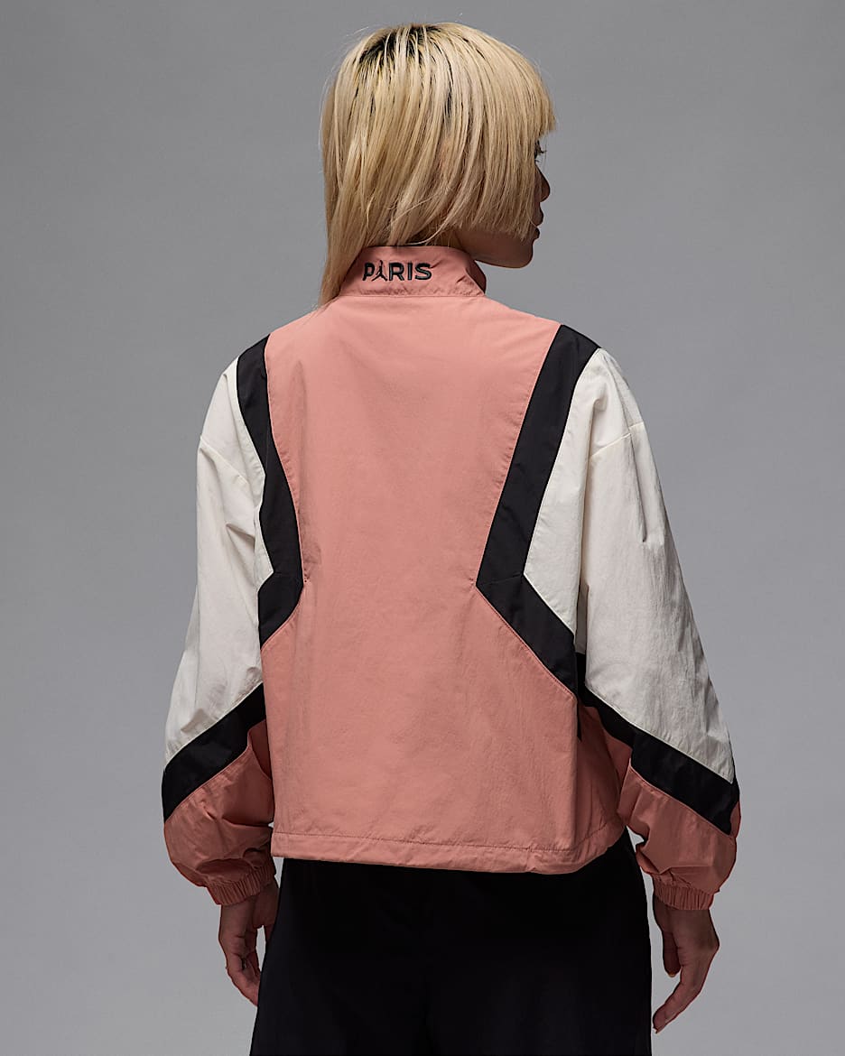 Rust pink nike jacket best sale